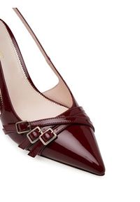 Guess Sandały 5GGZ31 7231A Bordowy. Kolor: czerwony. Materiał: skóra #6