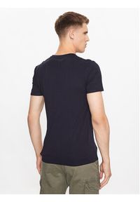 Guess T-Shirt M2YI24 J1314 Granatowy Slim Fit. Kolor: niebieski. Materiał: bawełna