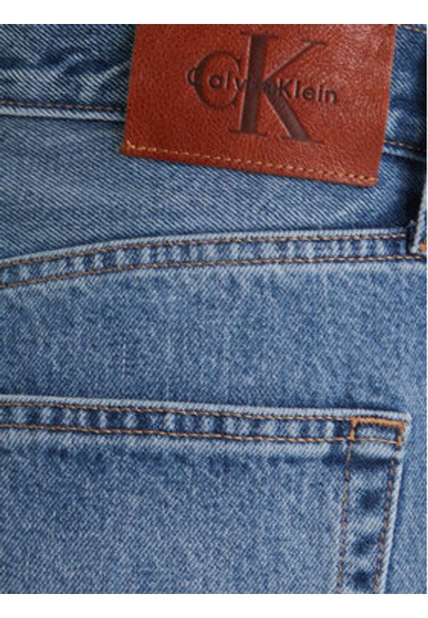 Calvin Klein Jeans Jeansy LV047E701G Niebieski Wide Leg. Kolor: niebieski