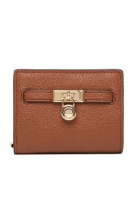 MICHAEL Michael Kors Mały Portfel Damski 32F5GNXD1L Brązowy. Kolor: brązowy. Materiał: skóra