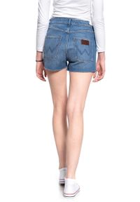 Wrangler - DAMSKIE SHORTY JEANSOWE WRANGLER BOYFRIEND SHORT WORN BLUE W22KKN079 112127818. Materiał: jeans #6