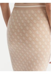 Guess Spódnica ołówkowa W4BD53 Z37K0 Beżowy Regular Fit. Kolor: beżowy. Materiał: wiskoza #4