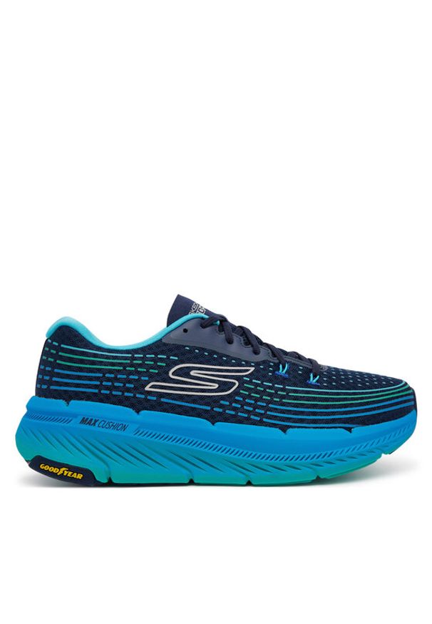 skechers - Skechers Buty do biegania Max Cushioning Premier 2.0-Vivid 2.0 220835/NVBL Granatowy. Kolor: niebieski. Materiał: materiał