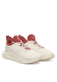 Calvin Klein Jeans Sneakersy Eva Runner Tech Ripstop YM0YM01203 Beżowy. Kolor: beżowy. Materiał: materiał