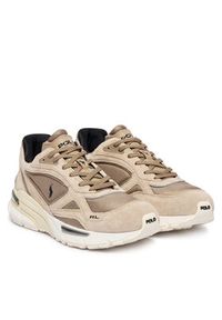 Polo Ralph Lauren Sneakersy Trackster 275 809974012002 Beżowy. Kolor: beżowy. Materiał: zamsz, skóra