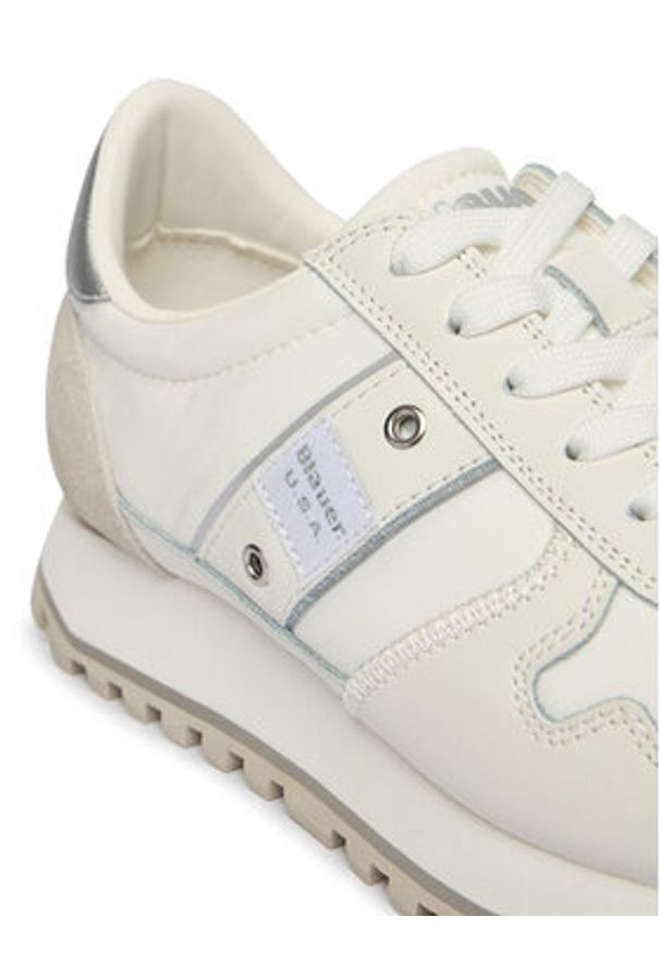 Blauer Sneakersy S6MILLEN03/NYM Biały. Kolor: biały. Materiał: zamsz, skóra
