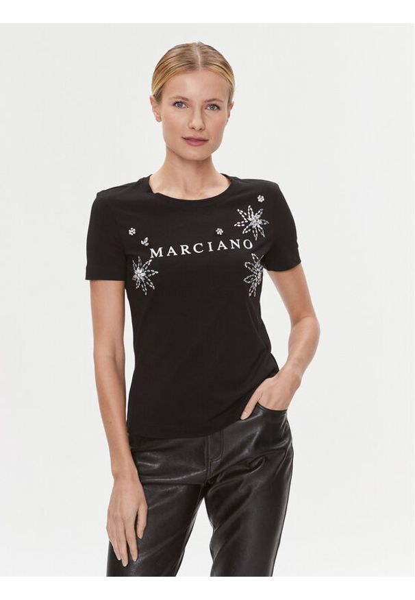 Marciano Guess T-Shirt Jennifer 3BGP03 6138A Czarny. Kolor: czarny
