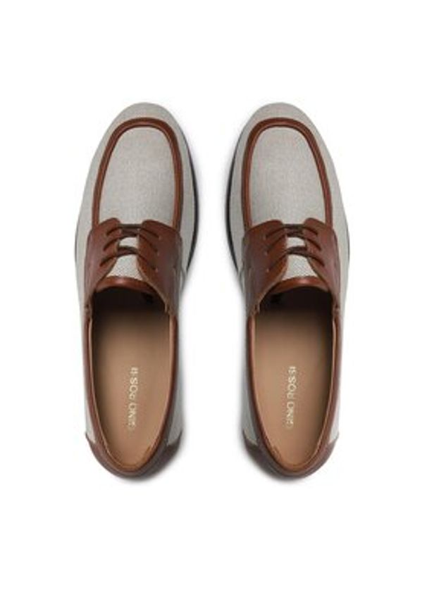 Gino Rossi Półbuty MAURIZIO-01 122AM Beżowy. Kolor: beżowy. Materiał: materiał