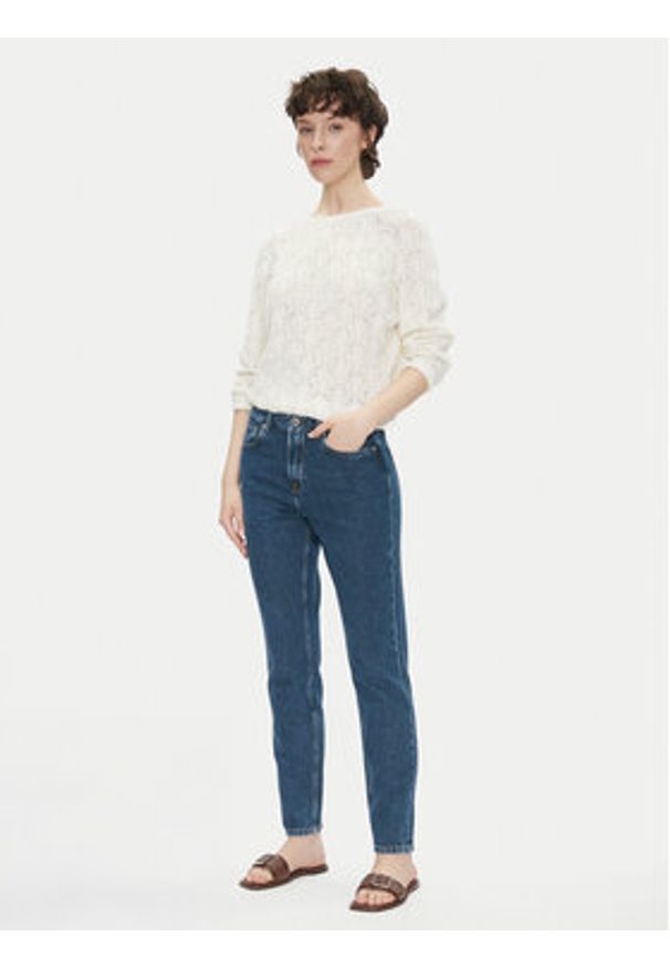 Pepe Jeans Jeansy PL204591 Granatowy Tapered Fit. Kolor: niebieski