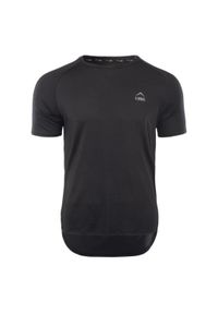 Koszulka męska Elbrus Jari - czarna, Rozmiar S. Kolor: czarny. Materiał: poliester, elastan, materiał #1