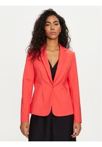 Vero Moda Marynarka Victoria 10307758 Różowy Slim Fit. Kolor: różowy. Materiał: syntetyk, bawełna
