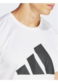 Adidas - adidas T-Shirt Run It IN0075 Biały Regular Fit. Kolor: biały. Materiał: syntetyk #5