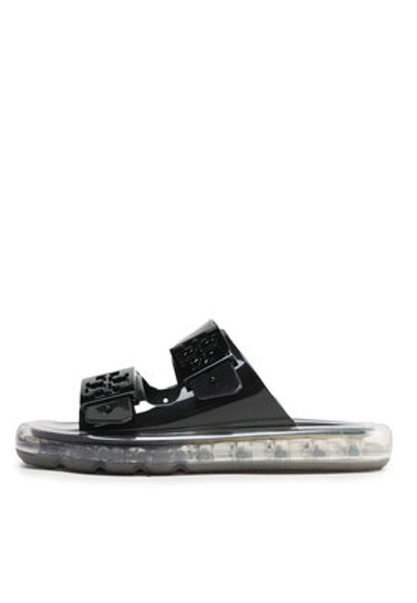 Tory Burch Klapki Buckle Bubble Jelly 149718 Czarny. Kolor: czarny
