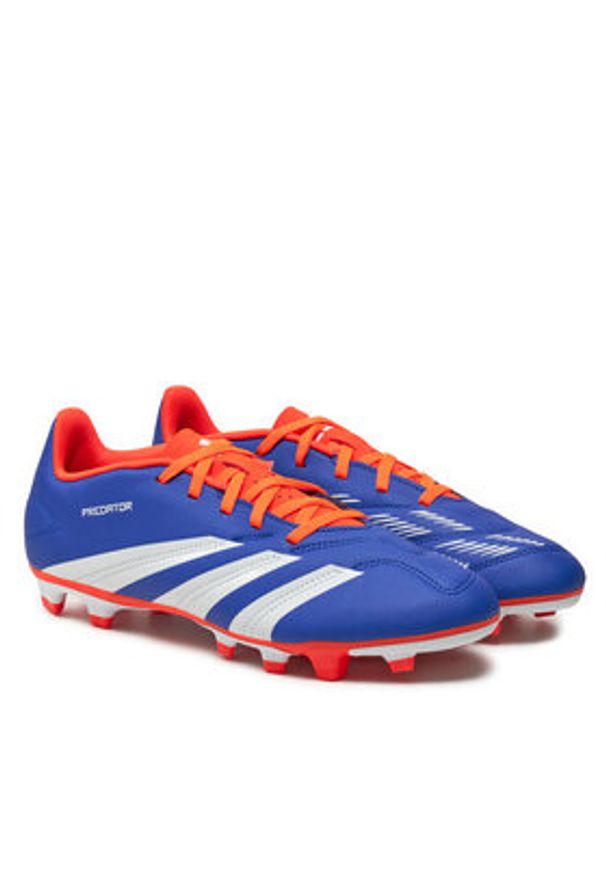 Adidas - adidas Buty do piłki nożnej Predator Club Fxg IF6344 Granatowy. Kolor: niebieski. Materiał: skóra