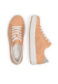 Rieker Sneakersy M3901-38 Pomarańczowy. Kolor: pomarańczowy. Materiał: syntetyk #3