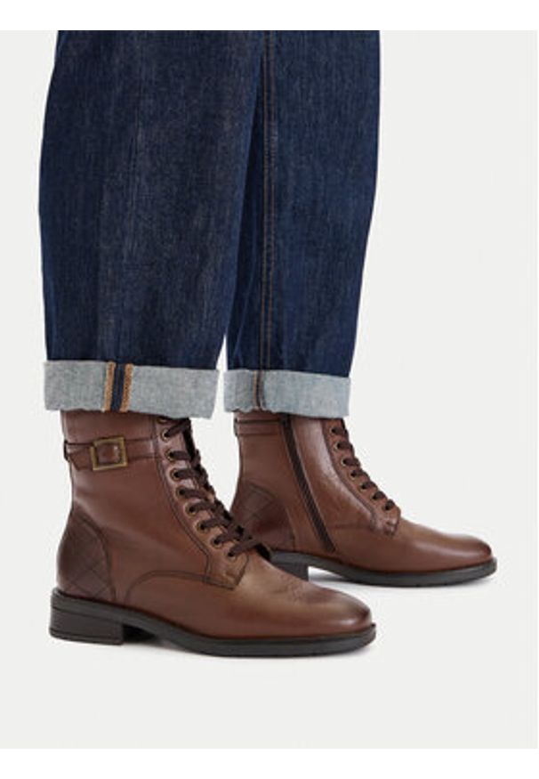 Lasocki Trzewiki CEO-WI23-ALEGRA-03 Brązowy. Kolor: brązowy. Materiał: skóra