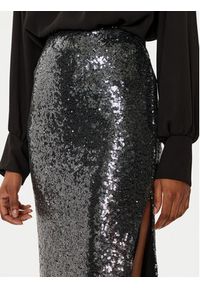 Rinascimento Spódnica midi CFC0019735002 Srebrny Regular Fit. Kolor: srebrny. Materiał: syntetyk #6