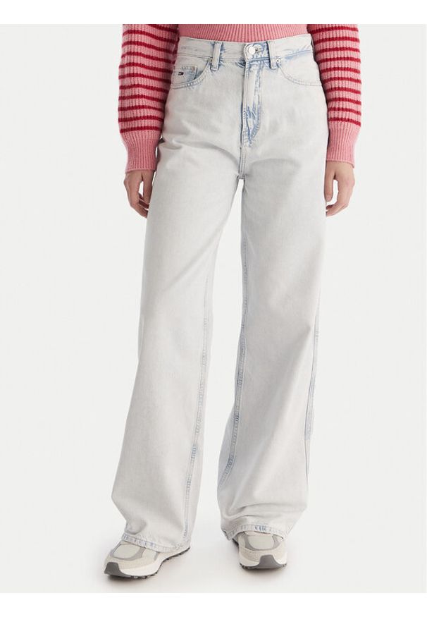 Tommy Jeans Jeansy Claire DW0DW21378 Niebieski Wide Leg. Kolor: niebieski
