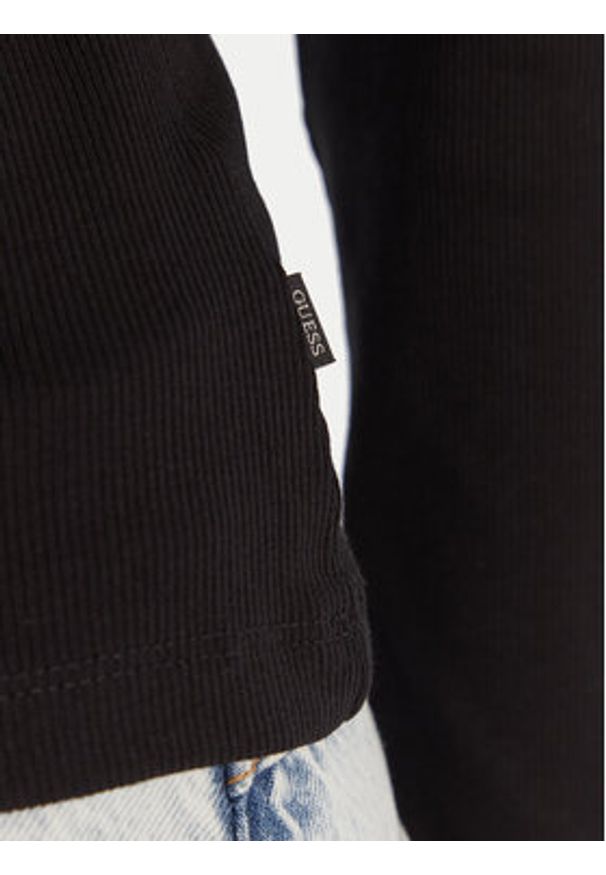 Guess Jeans T-Shirt W6RP21 KA0H1 Różowy Slim Fit. Kolor: różowy. Materiał: bawełna