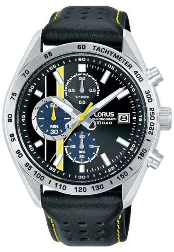 Zegarek Lorus chronograf męski RM301KX9 stalowy wodoszczelny .. Kolor: szary
