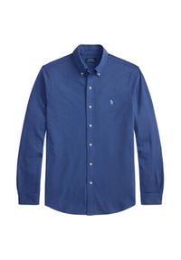 Polo Ralph Lauren Koszula 710654408502 Niebieski Regular Fit. Typ kołnierza: polo. Kolor: niebieski. Materiał: bawełna #6