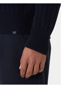 PAUL & SHARK - Paul&Shark Sweter 15311113 Granatowy Regular Fit. Kolor: niebieski. Materiał: wiskoza #3