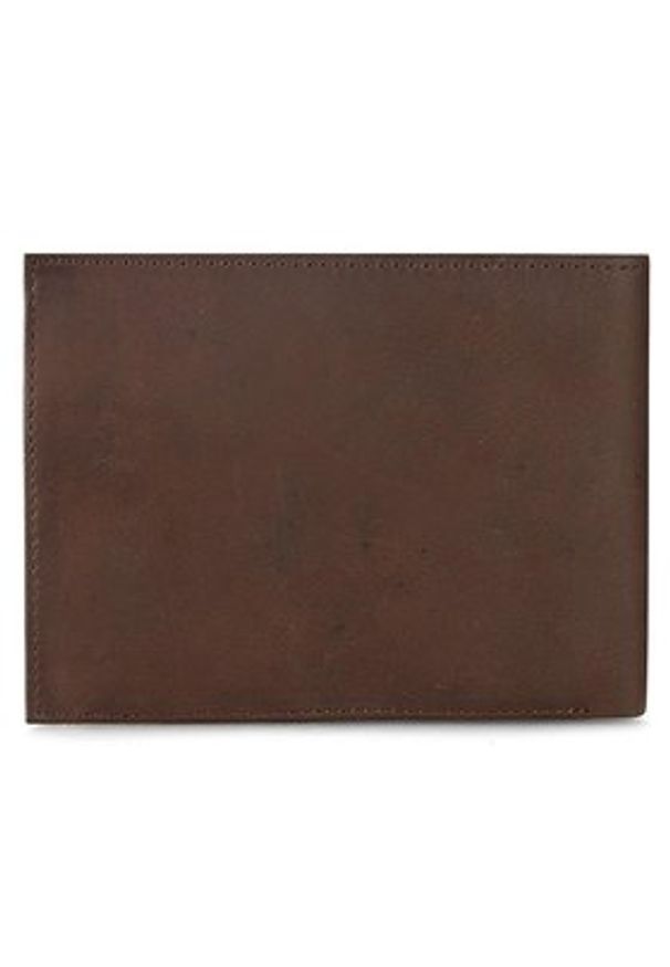 TOMMY HILFIGER - Tommy Hilfiger Duży Portfel Męski Johnson Cc And Coin Pocket AM0AM00659 Brązowy. Kolor: brązowy. Materiał: skóra, nubuk