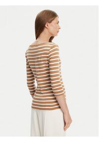 TOMMY HILFIGER - Tommy Hilfiger Bluzka New Cody WW0WW40589 Brązowy Slim Fit. Kolor: brązowy #4