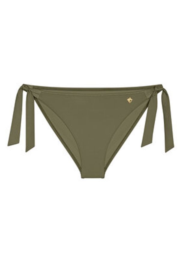 Triumph Dół od bikini Summer Twist 10222223 Zielony. Kolor: zielony. Materiał: syntetyk