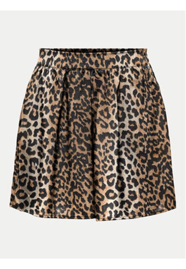 only - ONLY Spódnico-szorty Nova 15343204 Brązowy Regular Fit. Kolor: brązowy. Materiał: wiskoza