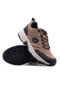 Buty sportowe LOTTO KETCHAM sneakersy. Kolor: czarny, brązowy, wielokolorowy. Sport: turystyka piesza