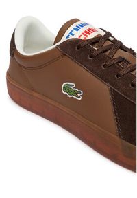 Lacoste Sneakersy Baseshot Pro 51SMA0077 Brązowy. Kolor: brązowy. Materiał: skóra #5