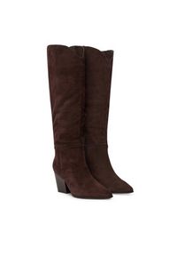 Aldo Kozaki Kaely 14100200 Brązowy. Kolor: brązowy. Materiał: skóra, zamsz #5