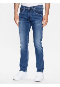Pepe Jeans Jeansy Track PM206328 Granatowy Regular Fit. Kolor: niebieski #1