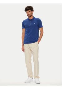 U.S. Polo Assn. Polo MUP3992 Niebieski Regular Fit. Typ kołnierza: polo. Kolor: niebieski. Materiał: bawełna