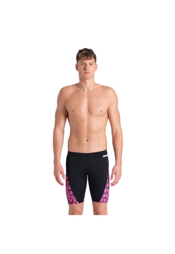 Arena - Spodenki treningowe pływackie Swim Jammer Leopard. Kolor: czarny