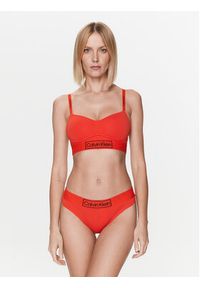 Calvin Klein Underwear Biustonosz top 000QF6770E Pomarańczowy. Kolor: pomarańczowy. Materiał: bawełna #3