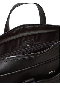 BOSS Torba na laptopa 50542235 Czarny. Kolor: czarny. Materiał: skóra #5