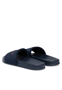 TOMMY HILFIGER - Tommy Hilfiger Klapki Hilifger Neoprene Pool Slide FM0FM05898 Granatowy. Kolor: niebieski. Materiał: materiał #6