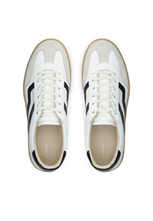GANT - Gant Sneakersy 31531040 Biały. Kolor: biały. Materiał: skóra
