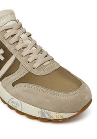 Premiata Sneakersy LANDER VAR 7206 Brązowy. Kolor: brązowy. Materiał: zamsz, skóra