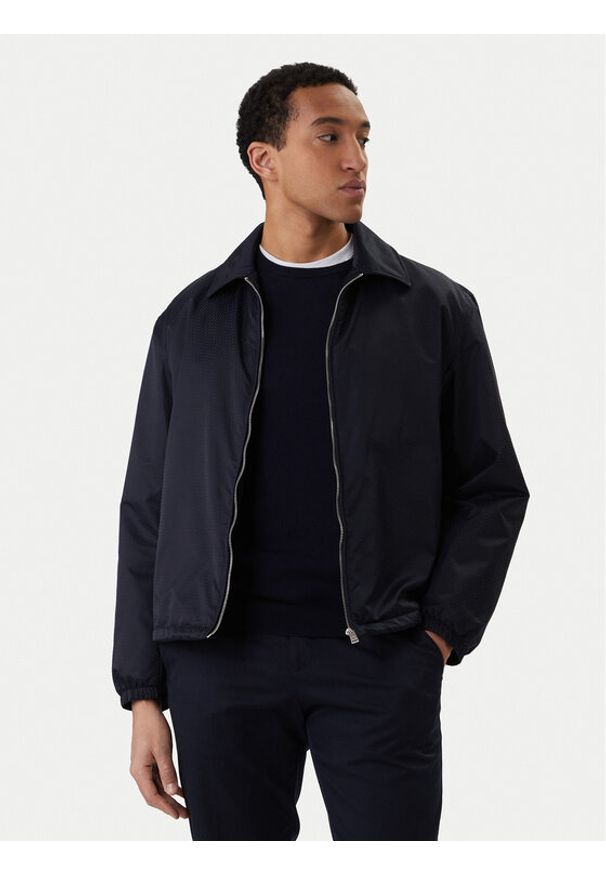 BOSS Kurtka przejściowa H-Crestell 50553641 Granatowy Regular Fit. Kolor: niebieski. Materiał: syntetyk