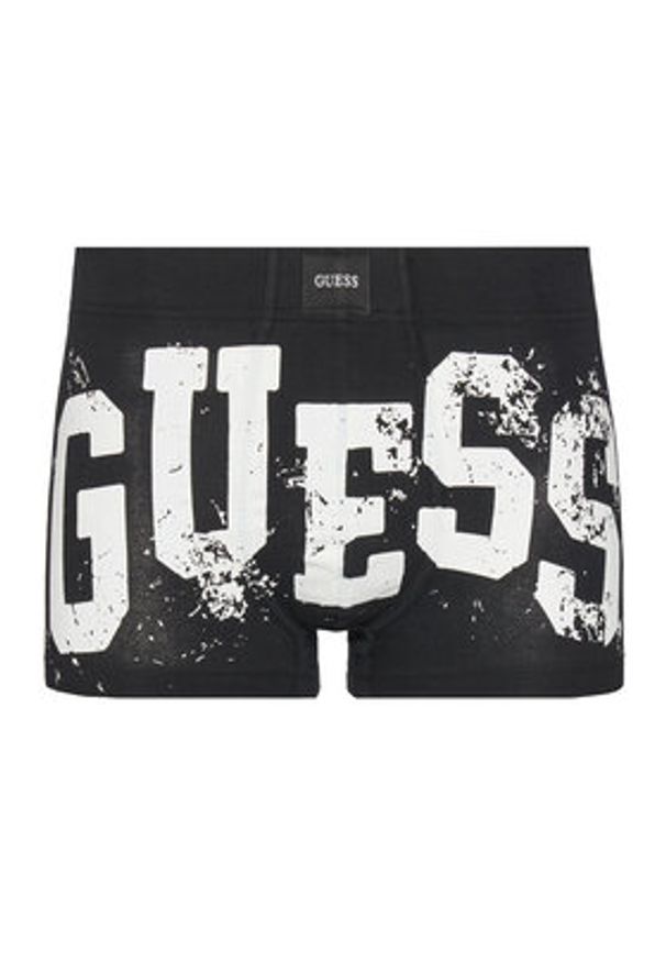 Guess Bokserki U5GF16 KCD31 Czarny. Kolor: czarny. Materiał: bawełna