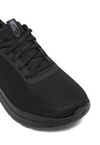 skechers - Skechers Sneakersy Go Walk Arch Fit N-Joy 217078 BBK Czarny. Kolor: czarny. Materiał: materiał #3