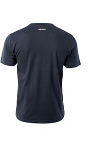 Hi-tec - T-shirt Męski Z Górą Zergo. Kolor: niebieski