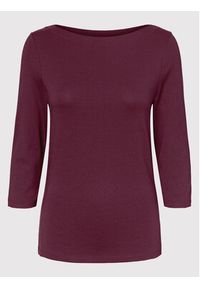 Vero Moda Bluzka Panda 10274133 Bordowy Regular Fit. Kolor: czerwony. Materiał: bawełna #5
