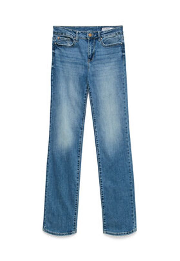 Vero Moda Jeansy Flash 10306823 Niebieski Straight Fit. Kolor: niebieski