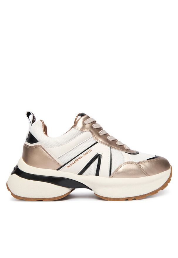 Alexander Smith Sneakersy Victoria ASBCVIW-1175-PLB Złoty. Kolor: złoty. Materiał: skóra