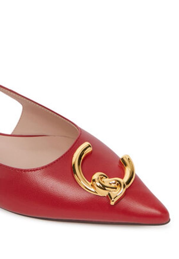 Coccinelle Baleriny C-Me Smooth E4 SB3 21 02 01 Czerwony. Kolor: czerwony. Materiał: skóra
