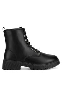 Jenny Fairy Trzewiki WFA3030-1 Czarny. Kolor: czarny. Materiał: skóra